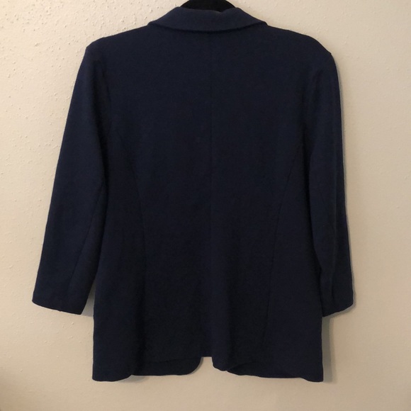 Metaphor navy blazer size XL button closure cotton blend NWOT - Picture 3 of 6